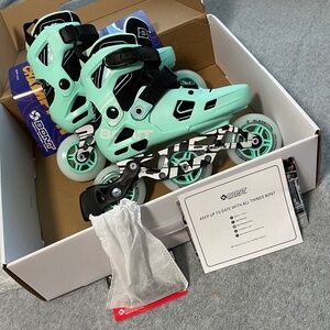 Bont Scoot Inline Skates Boys 1 2 Mint New